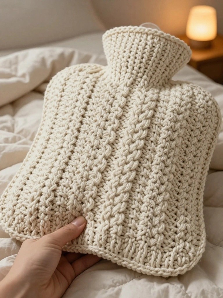 Chunky Hot Water Bottle Cover