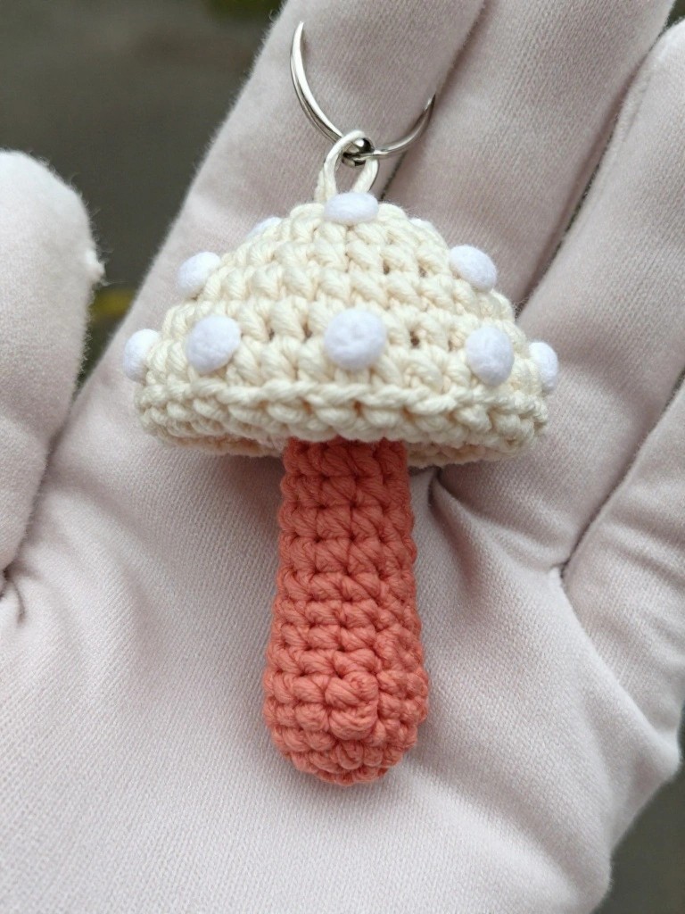 Mushroom Keychain