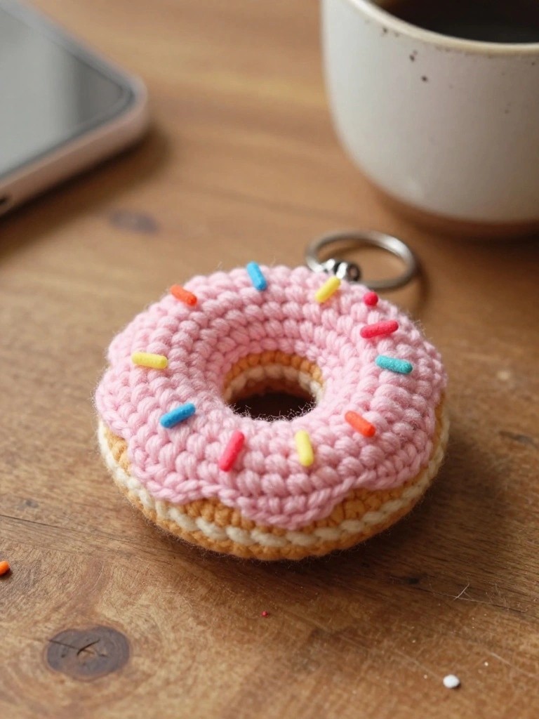 Donut Keychain