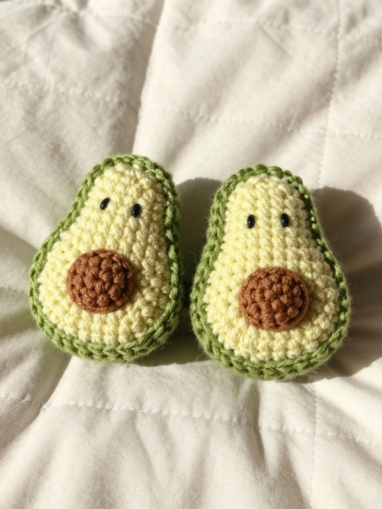 Avocado Keychains