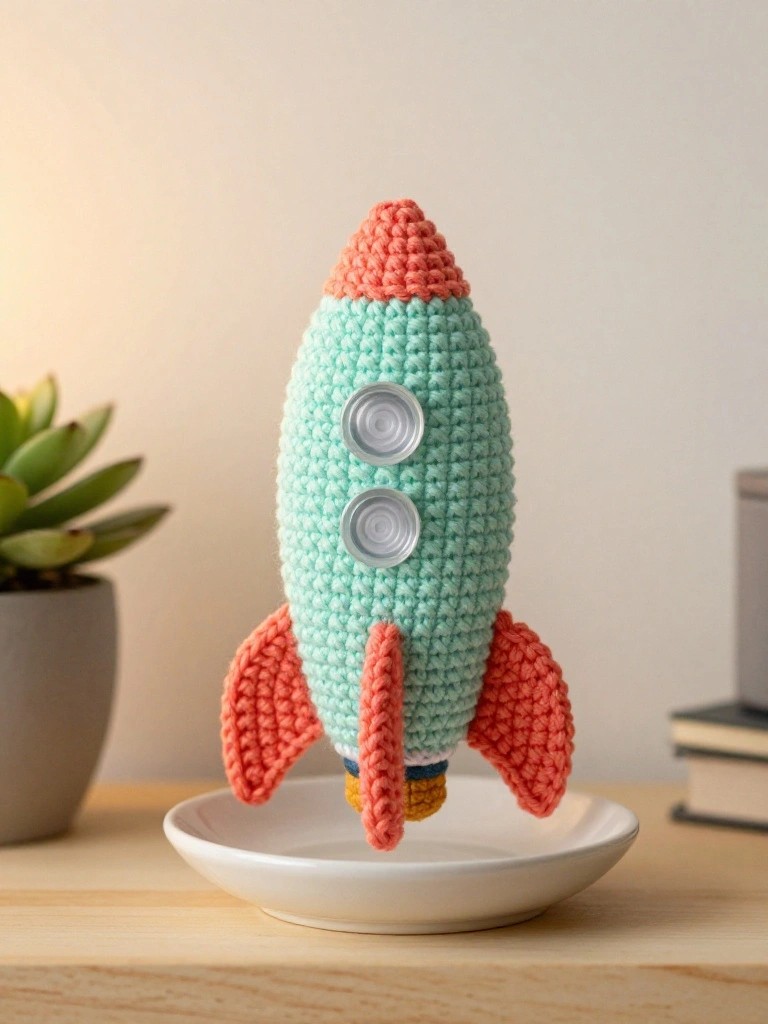 Rocket Keychain