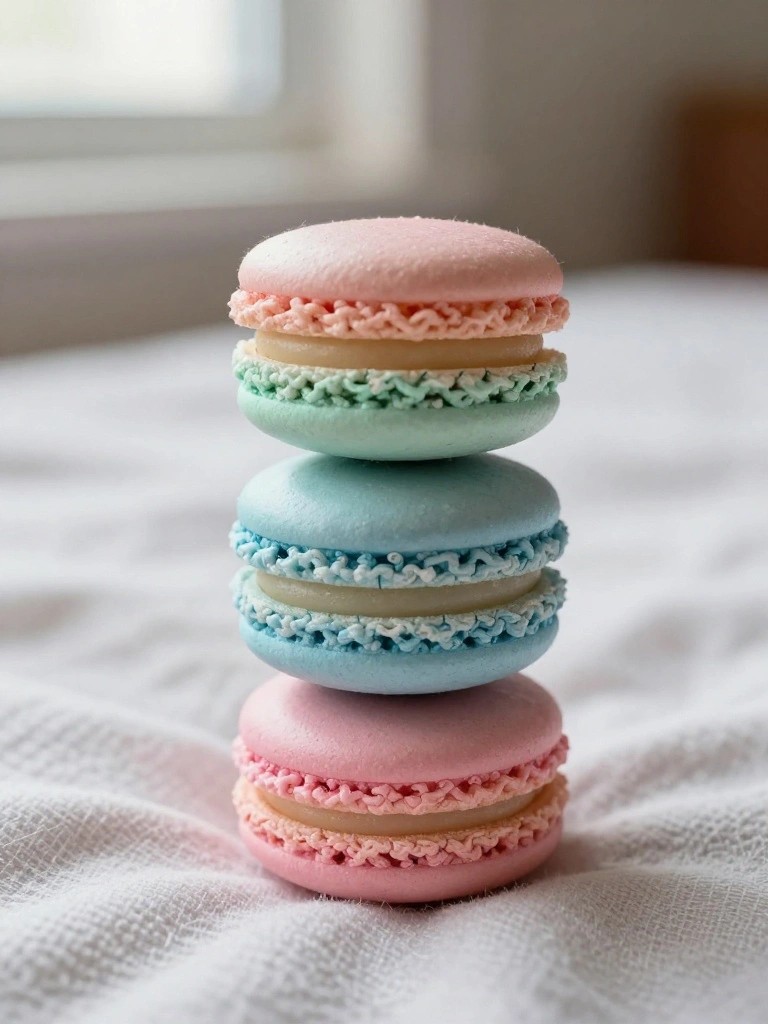Stacked Macaron Keychain