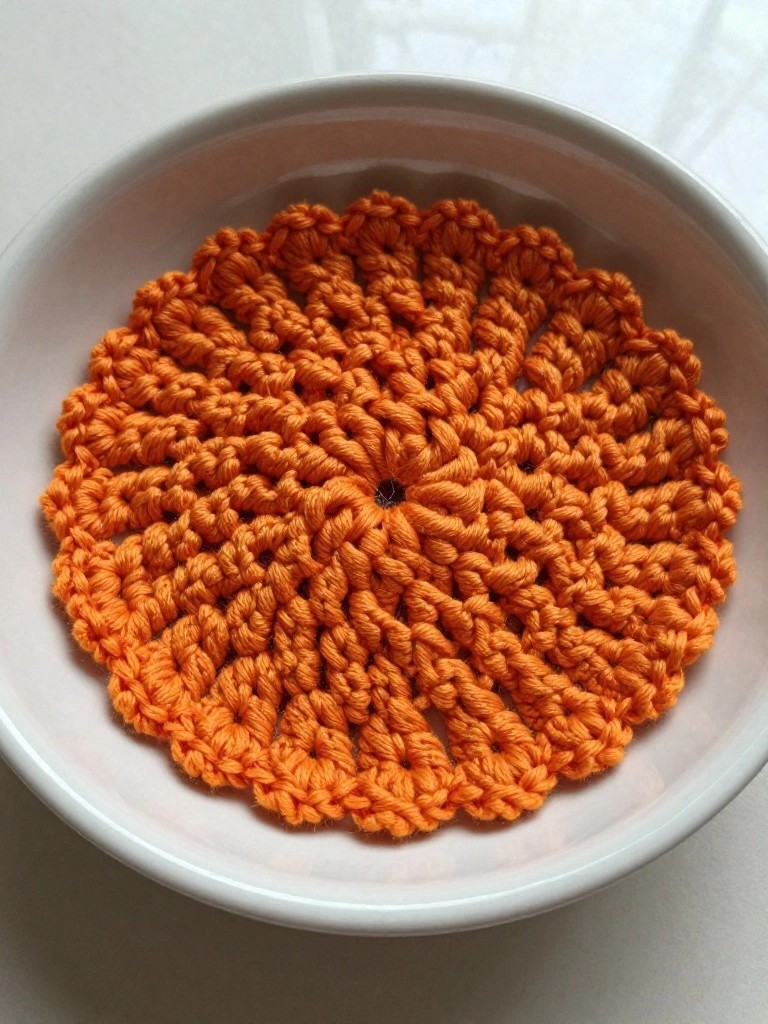 Layered Round Flower Keychain