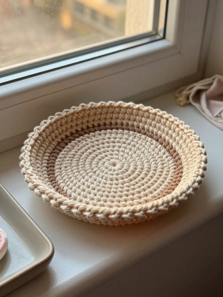 Crochet Catch-All Tray for Small Items