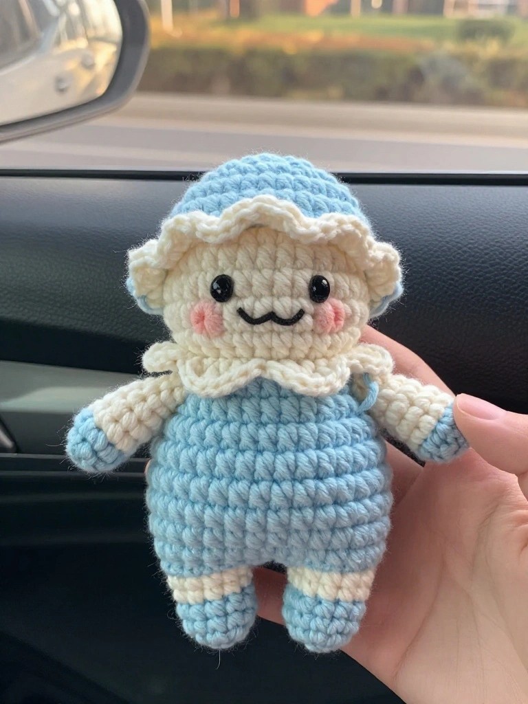 Mini Amigurumi Doll as a Pocket Companion