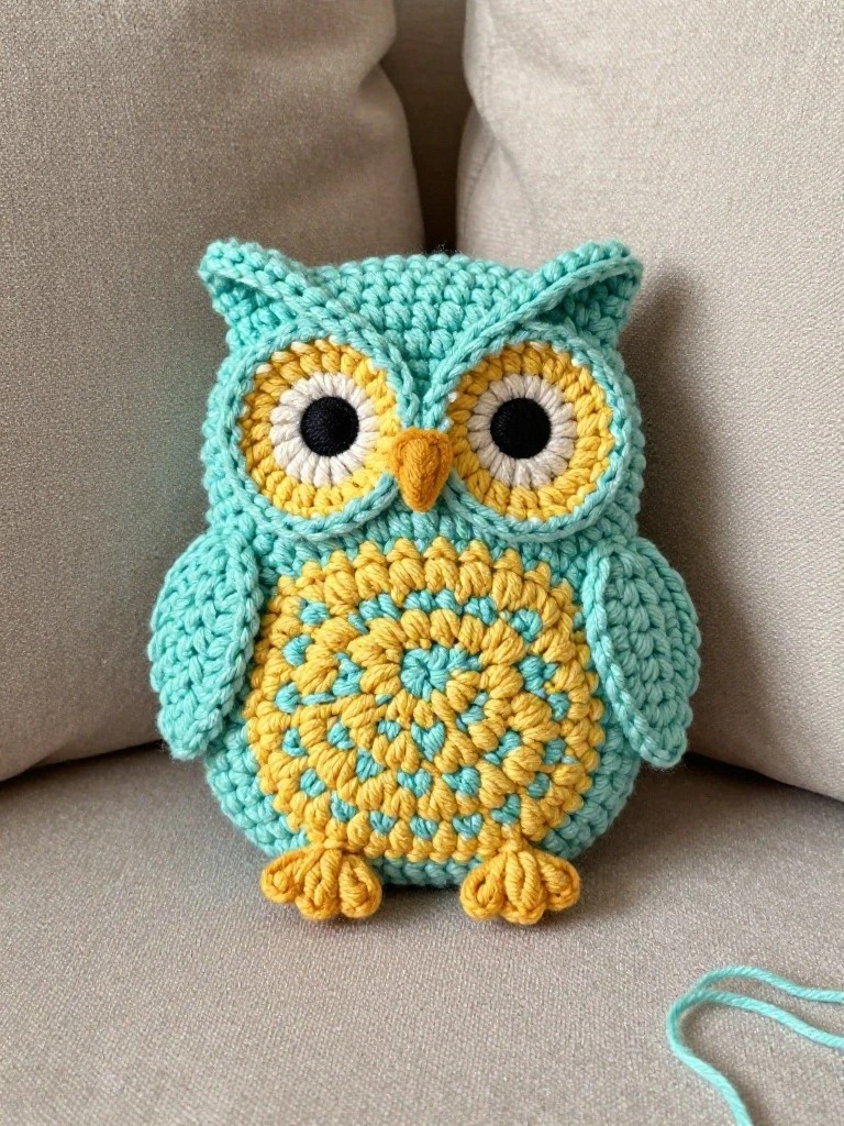 Amigurumi Owl Plush for Quick Gifts