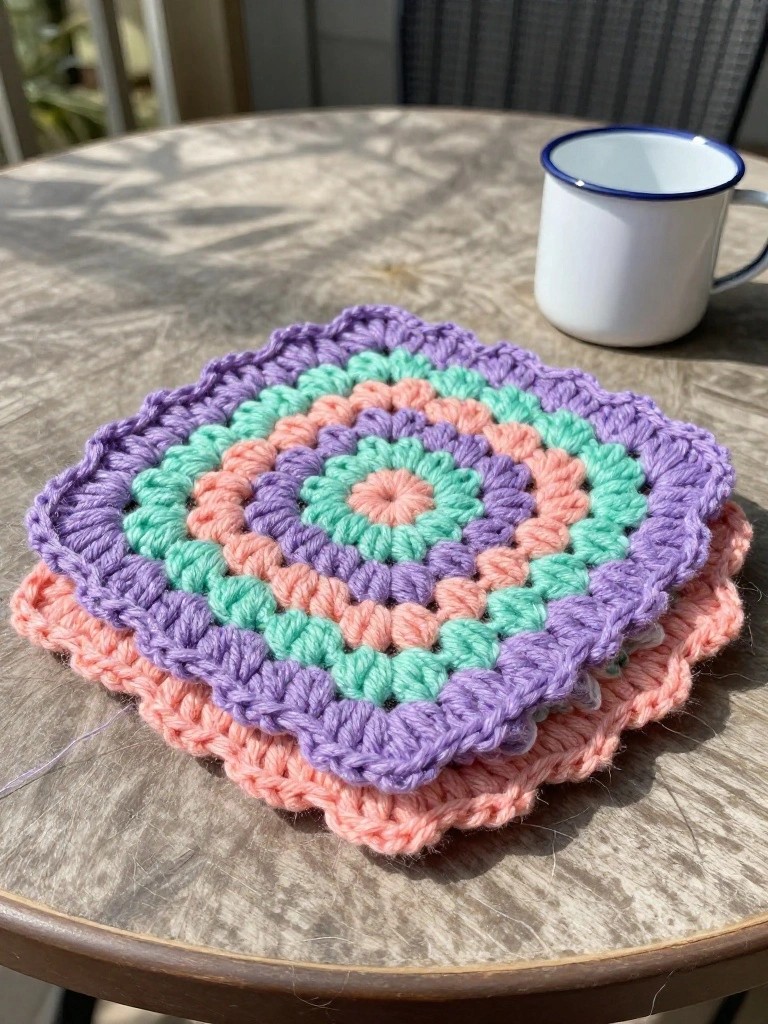 Circular Motif Coasters