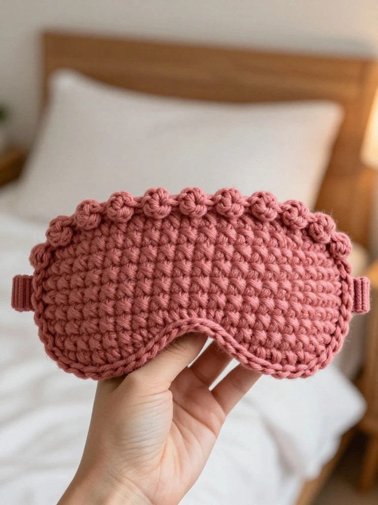 Crocheted Sleep Mask