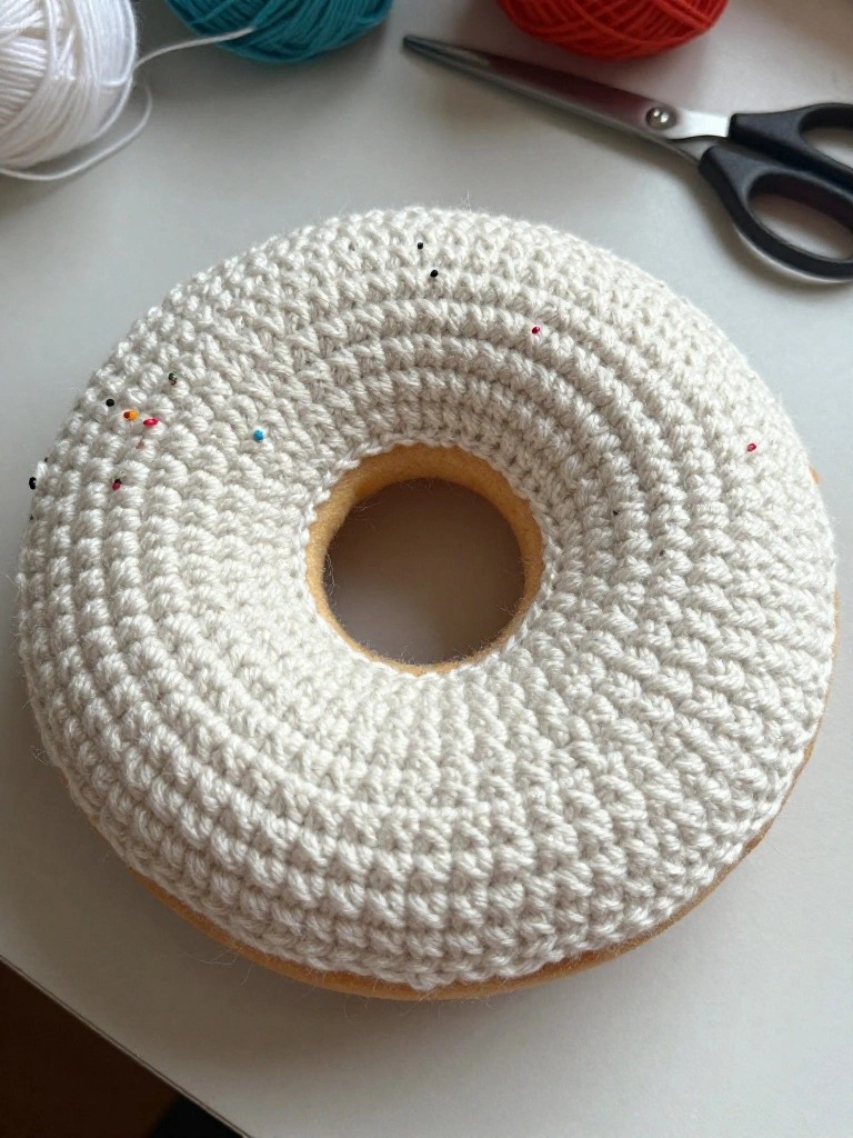 Donut Ring Crochet Cover