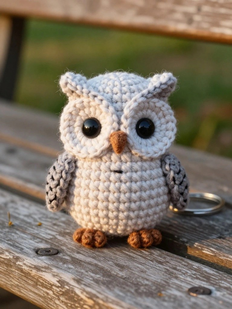 Mini Owl Keychain
