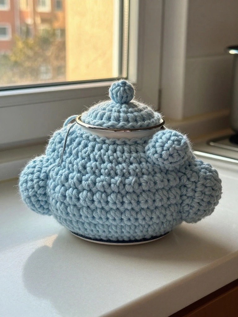 Crochet Tea Cozy for Keeping Tea Warm Longer