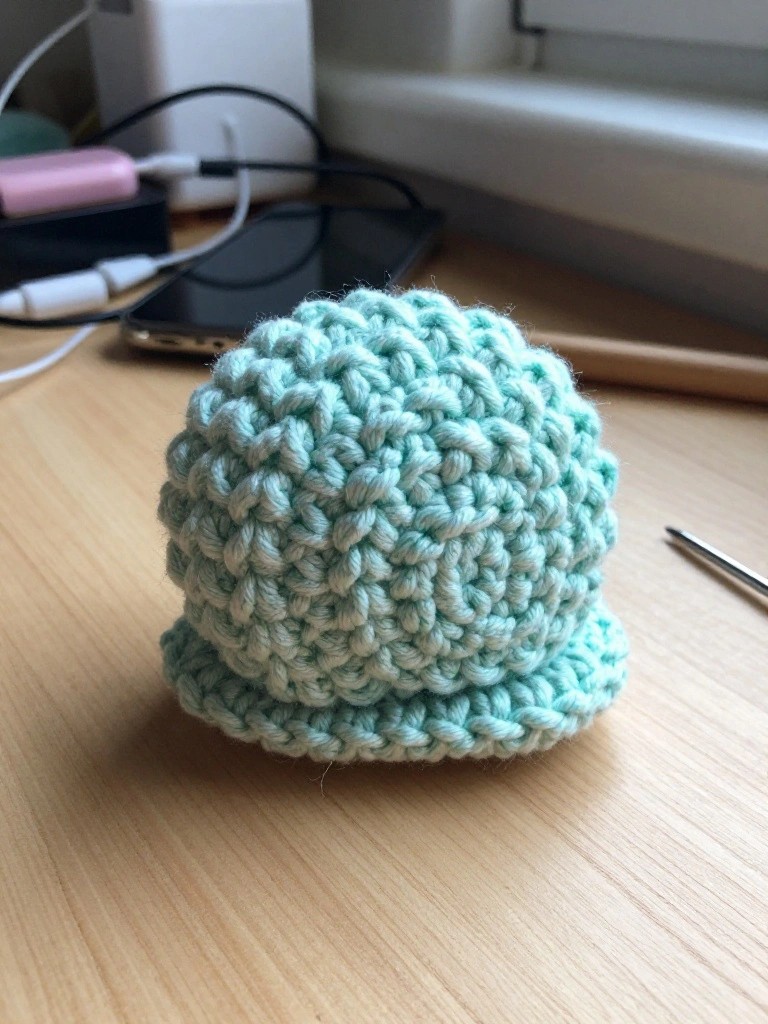 Small Crocheted Hat for Dolls or Toys