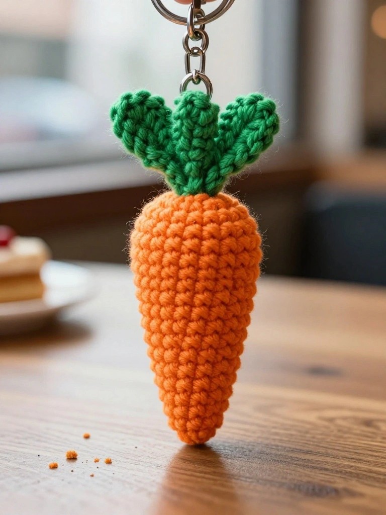 Carrot Keychain