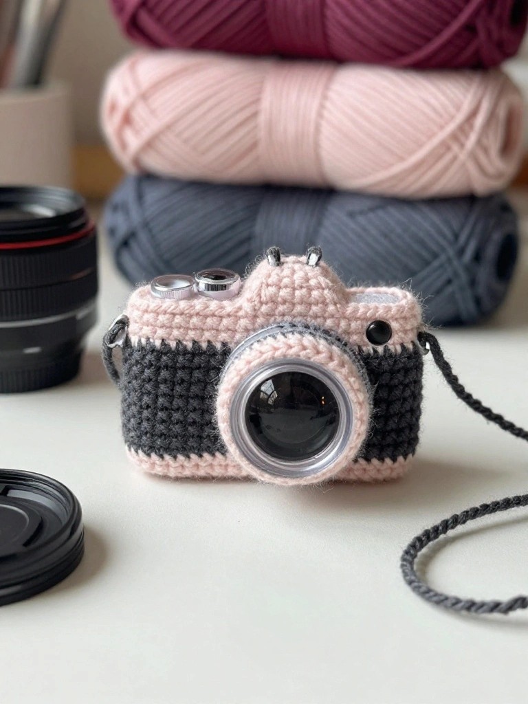 Crocheted Camera Pouch