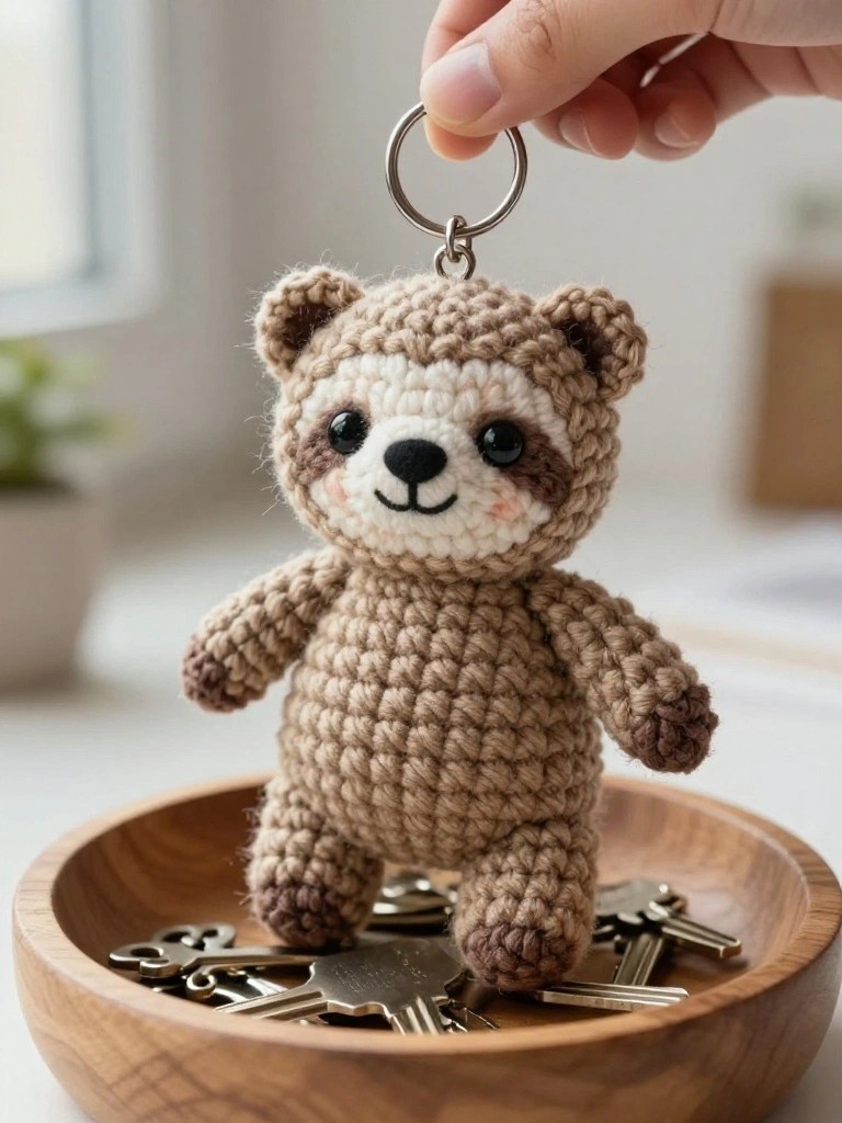 Mini Amigurumi Keychain