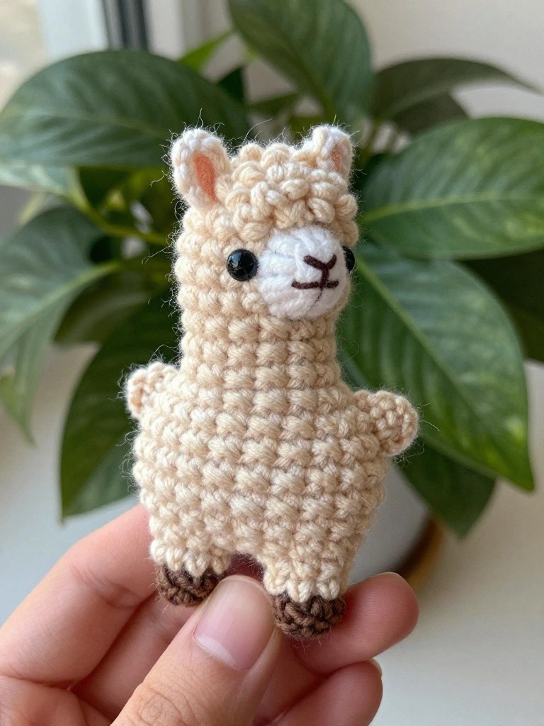 Mini Amigurumi Llama