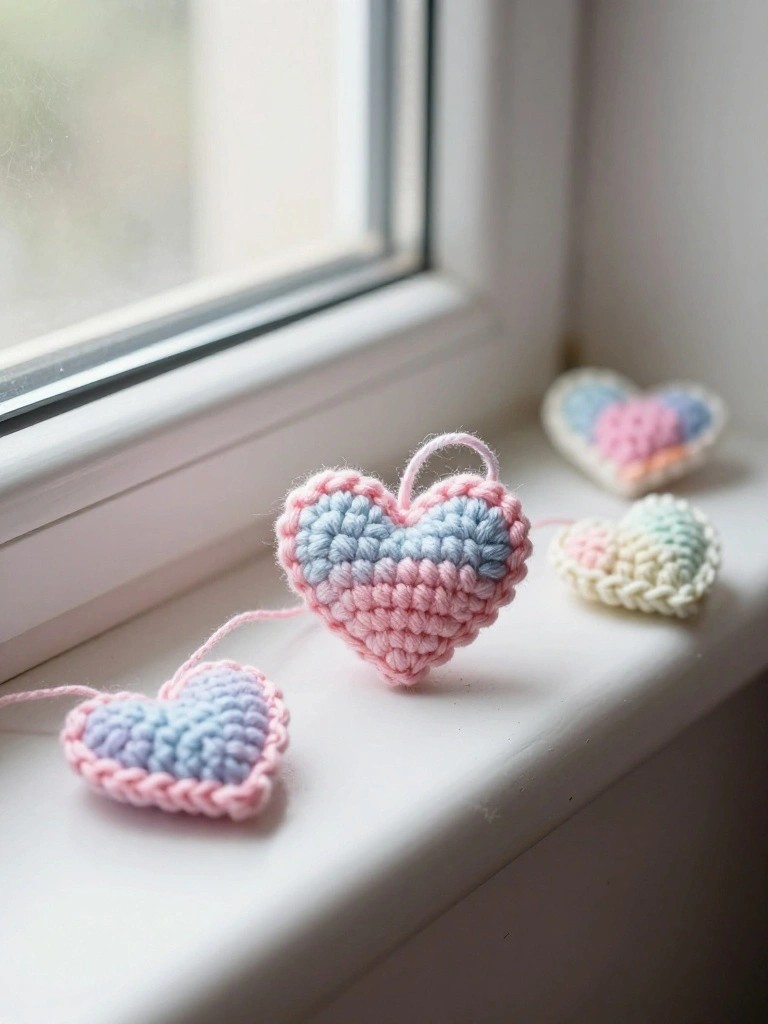 Mini Hanging Heart Ornaments
