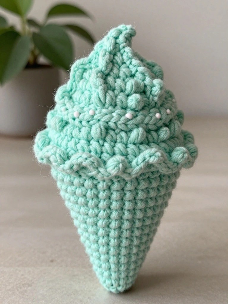 Ice Cream Cone Pouch Bag