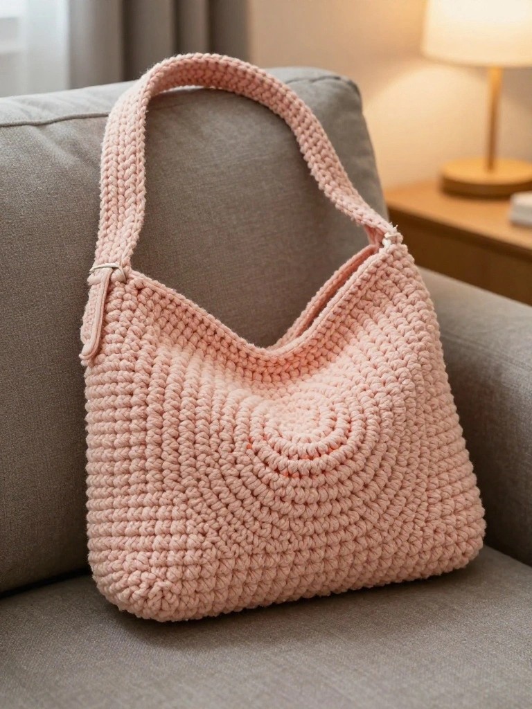 Spiral Front Shoulder Bag