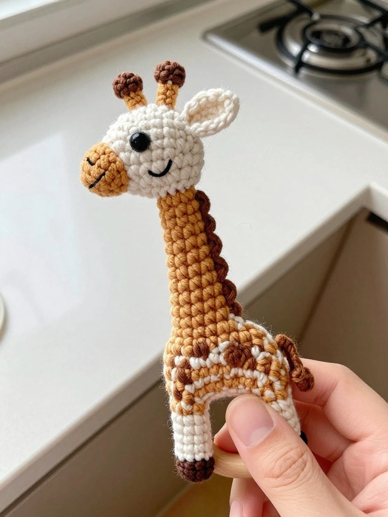 Giraffe Amigurumi Rattle