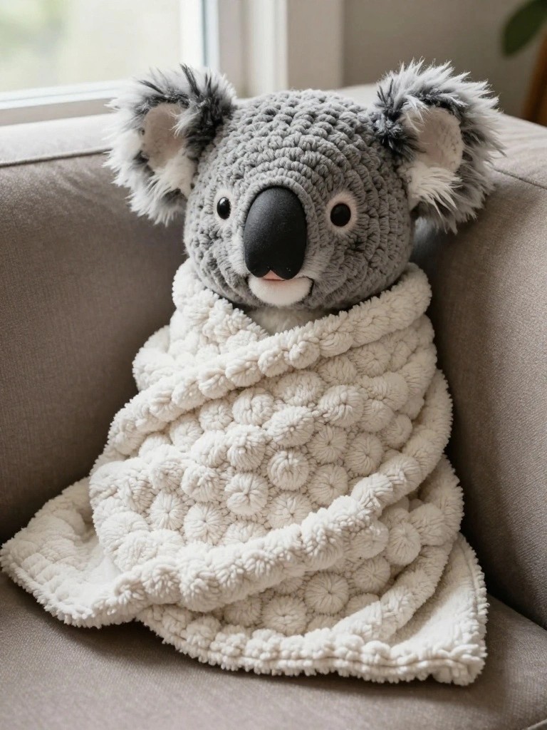 Koala Lovey Blanket