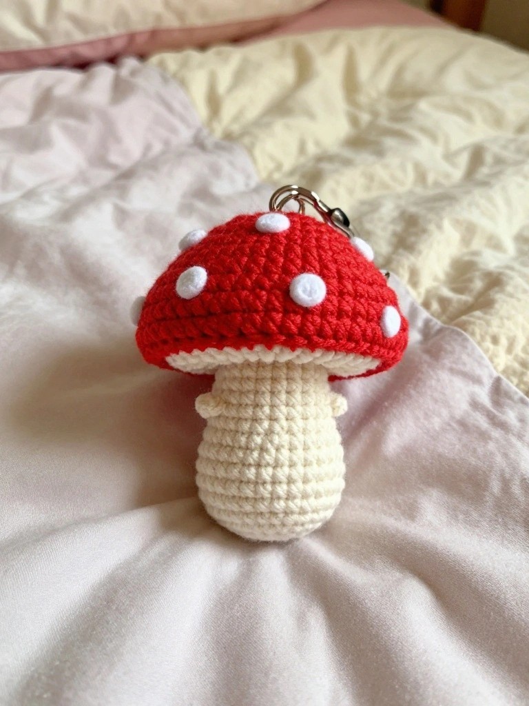 Mushroom Keychain