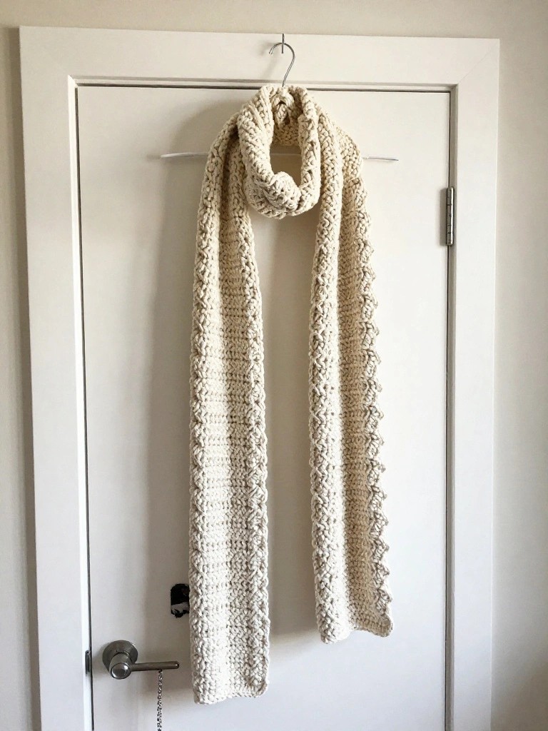 Textured Scarf for Quick Storage