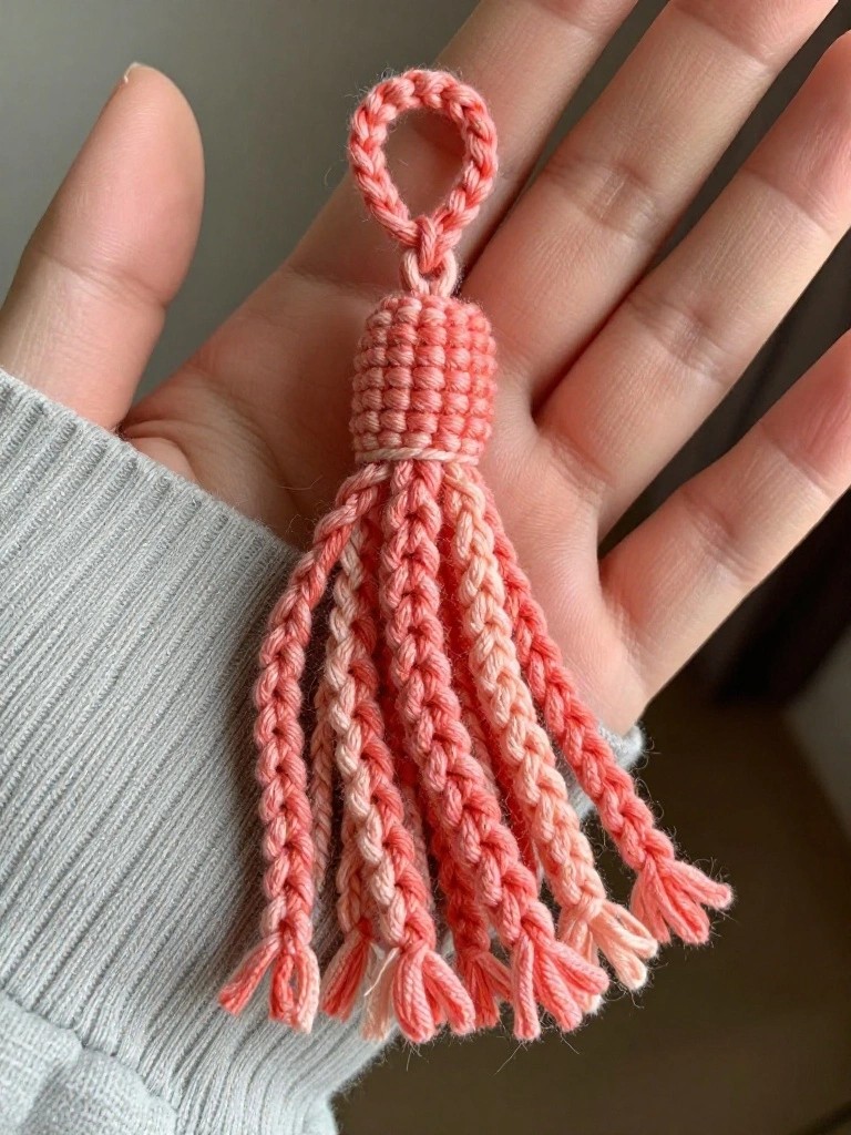Ombre Tassel Keychain
