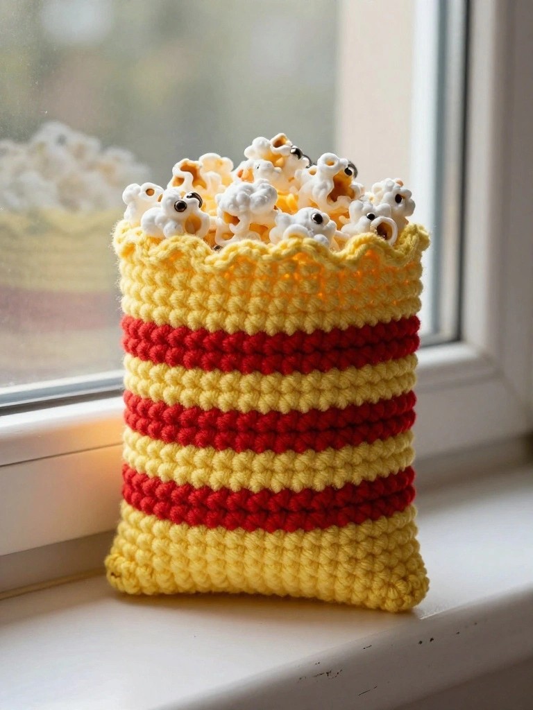 Popcorn Bucket Keychain