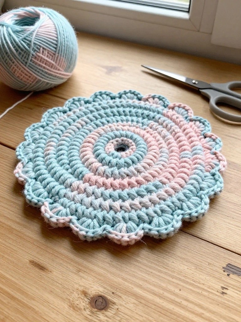 Scalloped Round Coaster