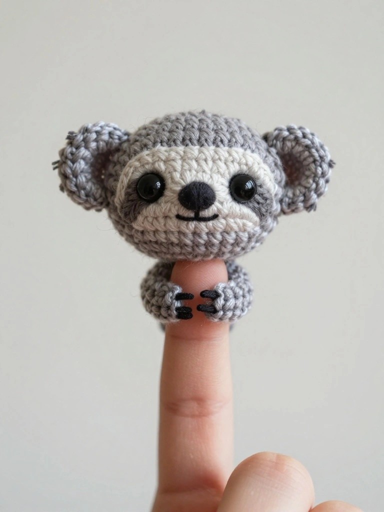 Sloth Finger Puppets