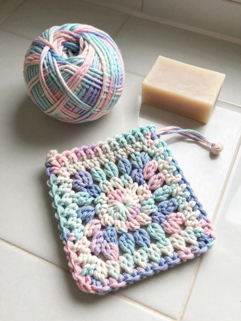 Crochet Soap Saver Pouch