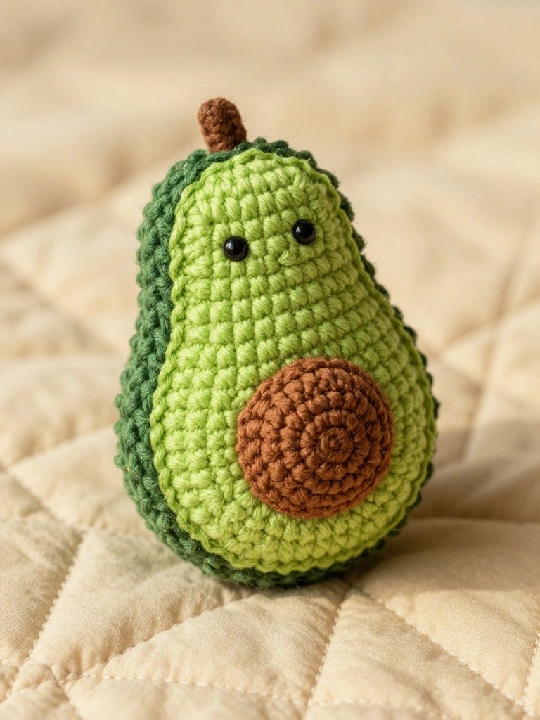 Mini Avocado Amigurumi