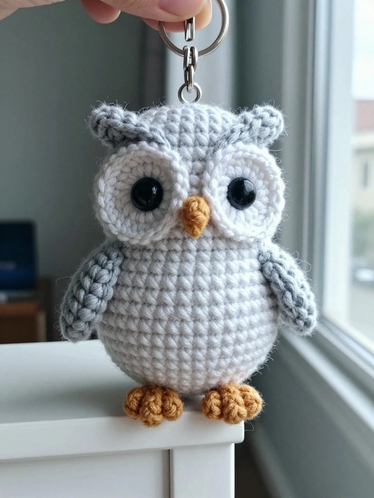 Mini Owl Keychain