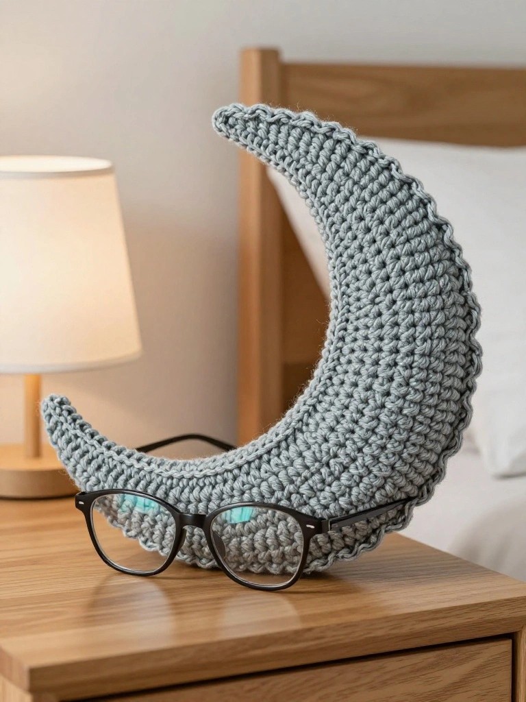 Crescent Moon Glasses Holder