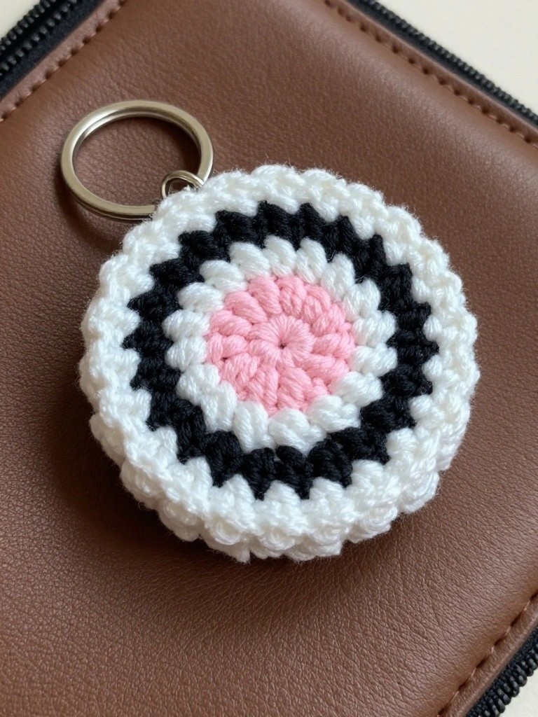 Concentric Ring Keychain