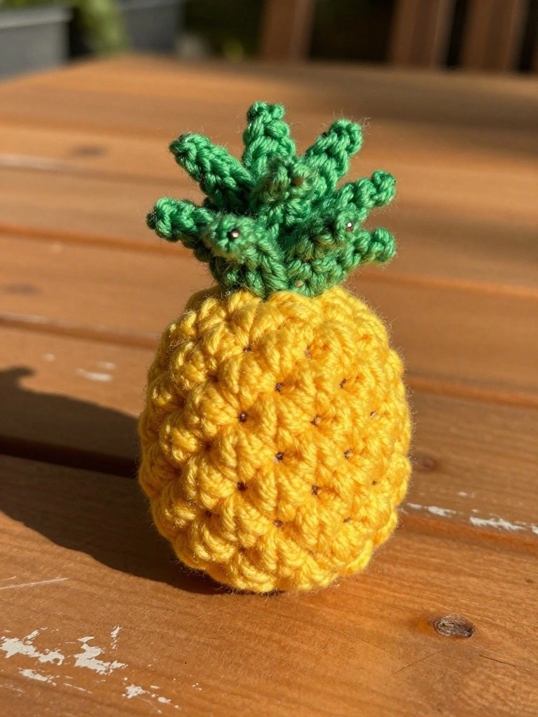 Mini Pineapple Keychain