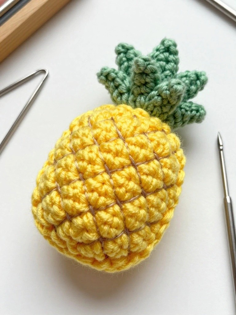 Crochet Pineapple Amigurumi