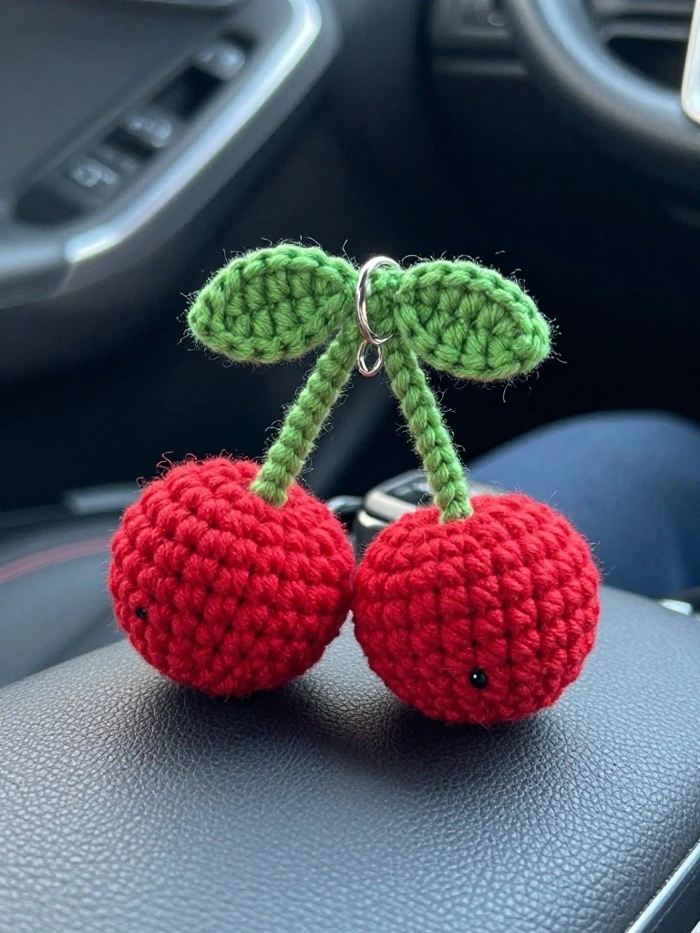 Cherry Keychain