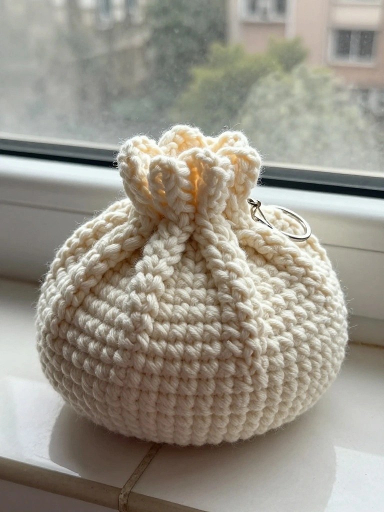 Dumpling Pouch Keychain