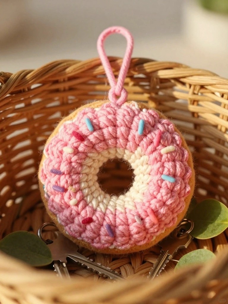 Donut Keychain