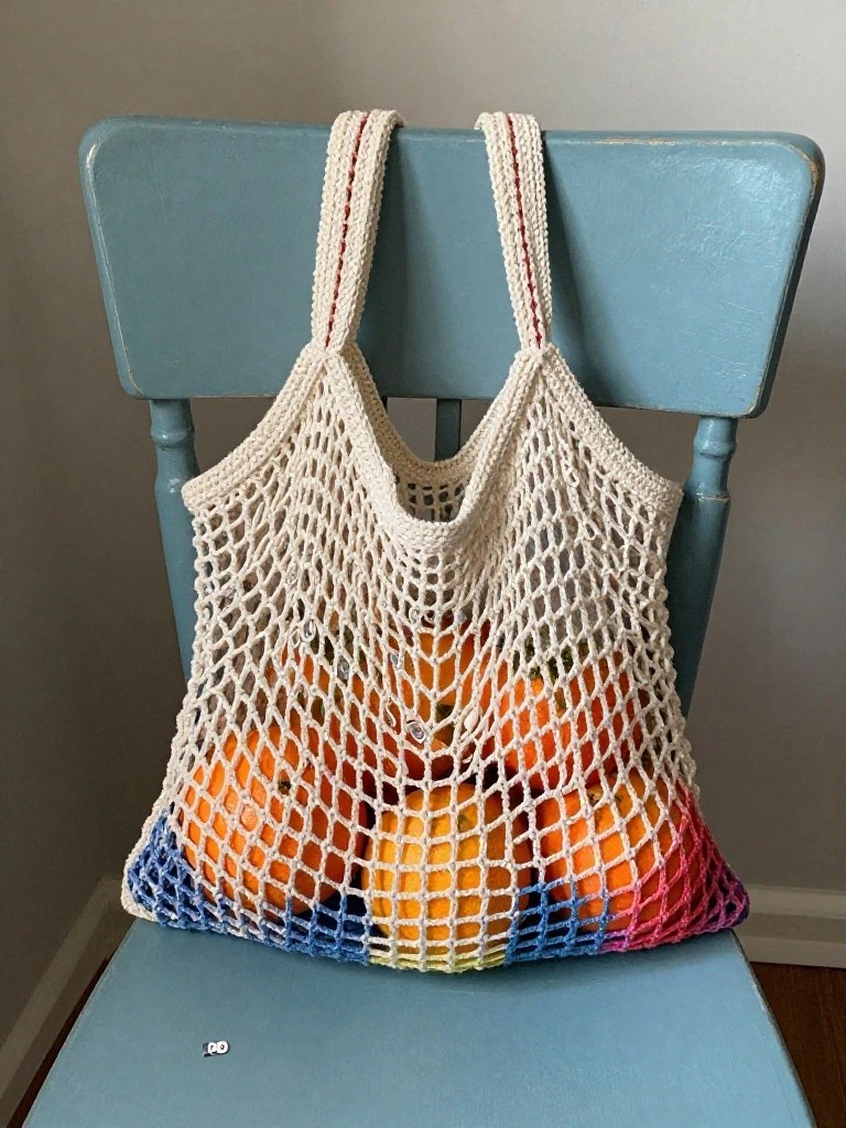 Reusable Mesh Market Bag
