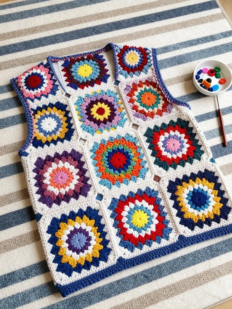 Granny Square Vest Pattern