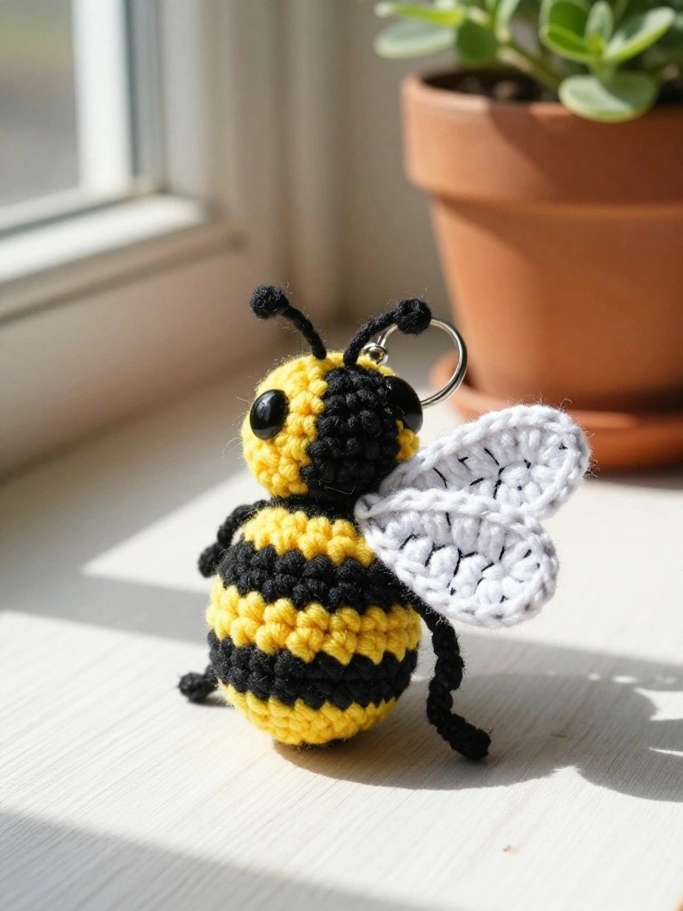 Bumblebee Keychain