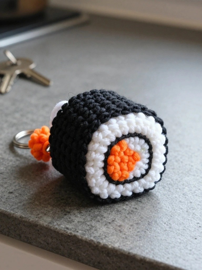 Mini Maki Sushi Keychain
