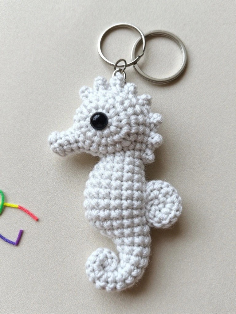 Seahorse Keychain