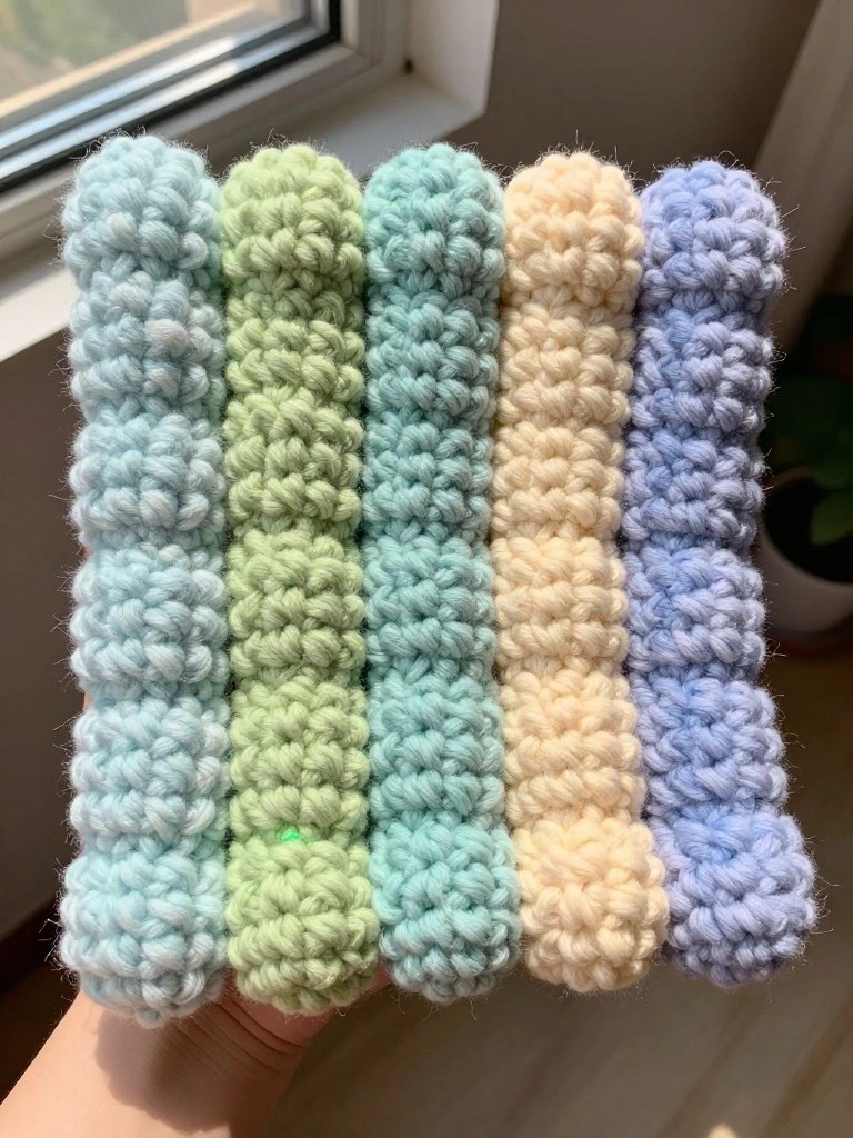 Crochet Cord Sleeves to Tame Desk Clutter