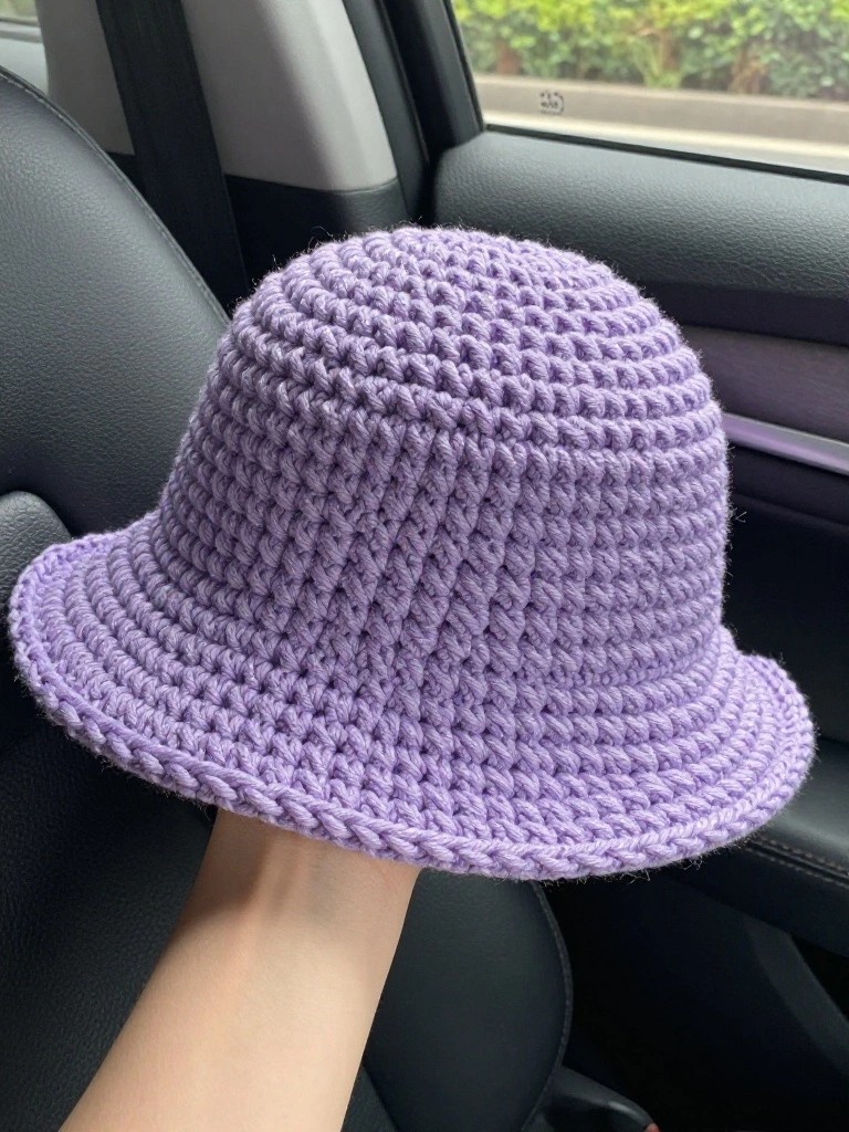 Crochet Bucket Hat for Casual Wear