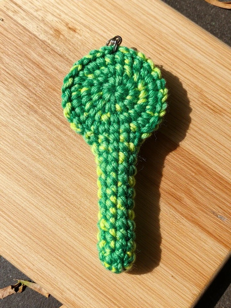 Broccoli Keychain