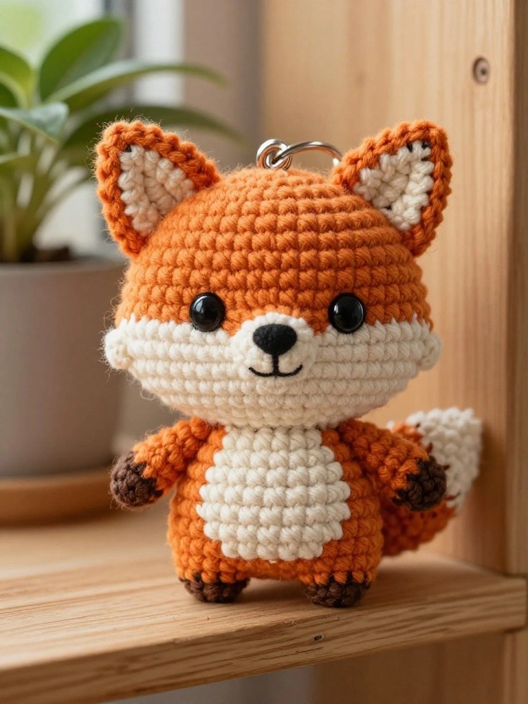 Mini Fox Keychain